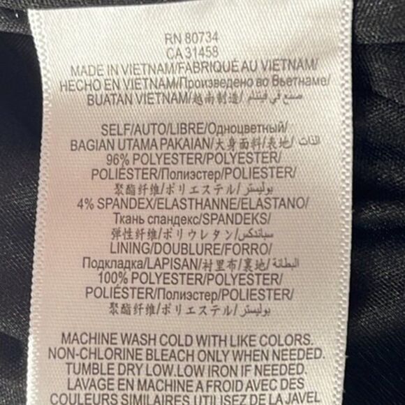 BCBGeneration Navy Multi-Pattern Draped Jacket Small - Picture 10 of 11